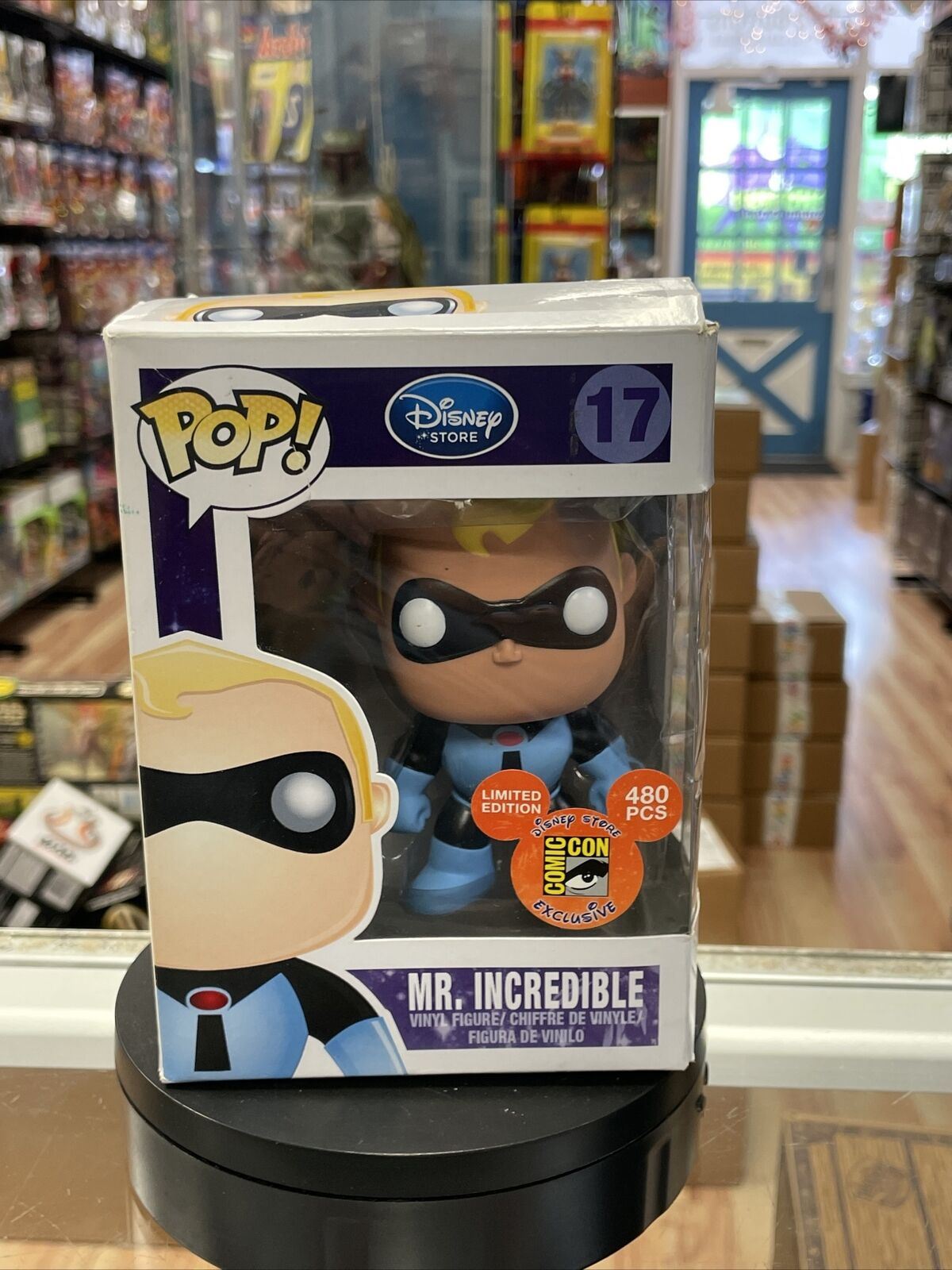 Mr Incredible #17 SDCC Exclusive 1 Of 480 (Funko Pop!, Disney) **Super Rare** product image 6, provided for visual reference