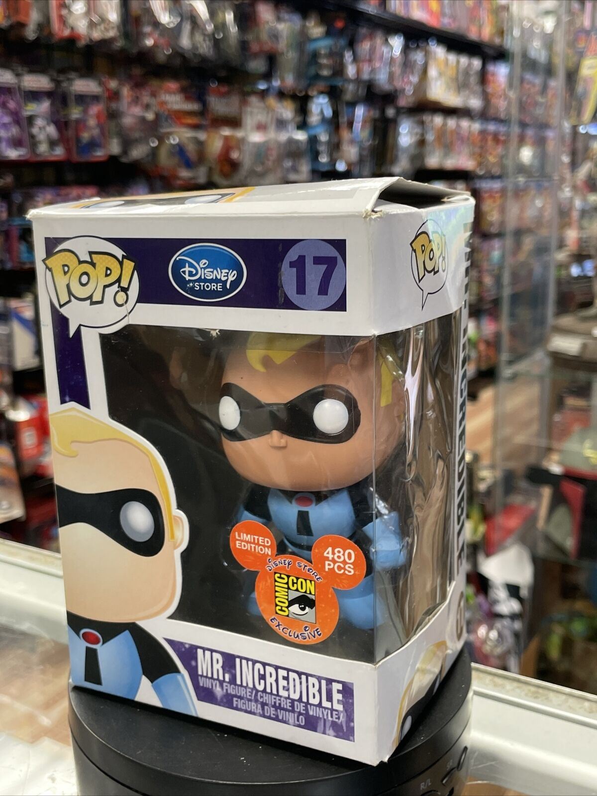 Mr Incredible #17 SDCC Exclusive 1 Of 480 (Funko Pop!, Disney) **Super Rare** product image 7, provided for visual reference