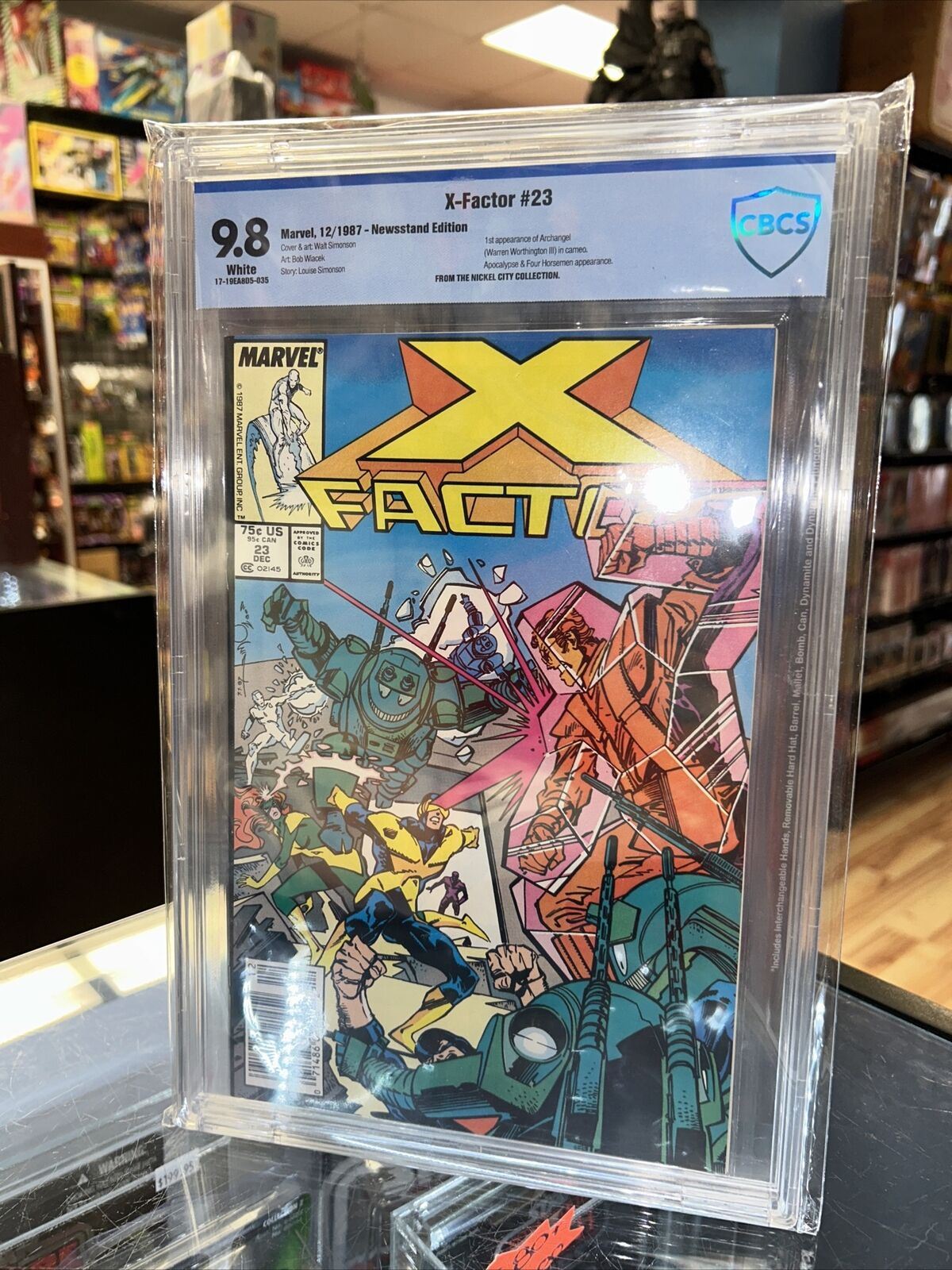 X- Factor #23 (CGC 9.8 WHITE , Marvel Comics) 1st Appearance & Newsstand Edition product image 2, provided for visual