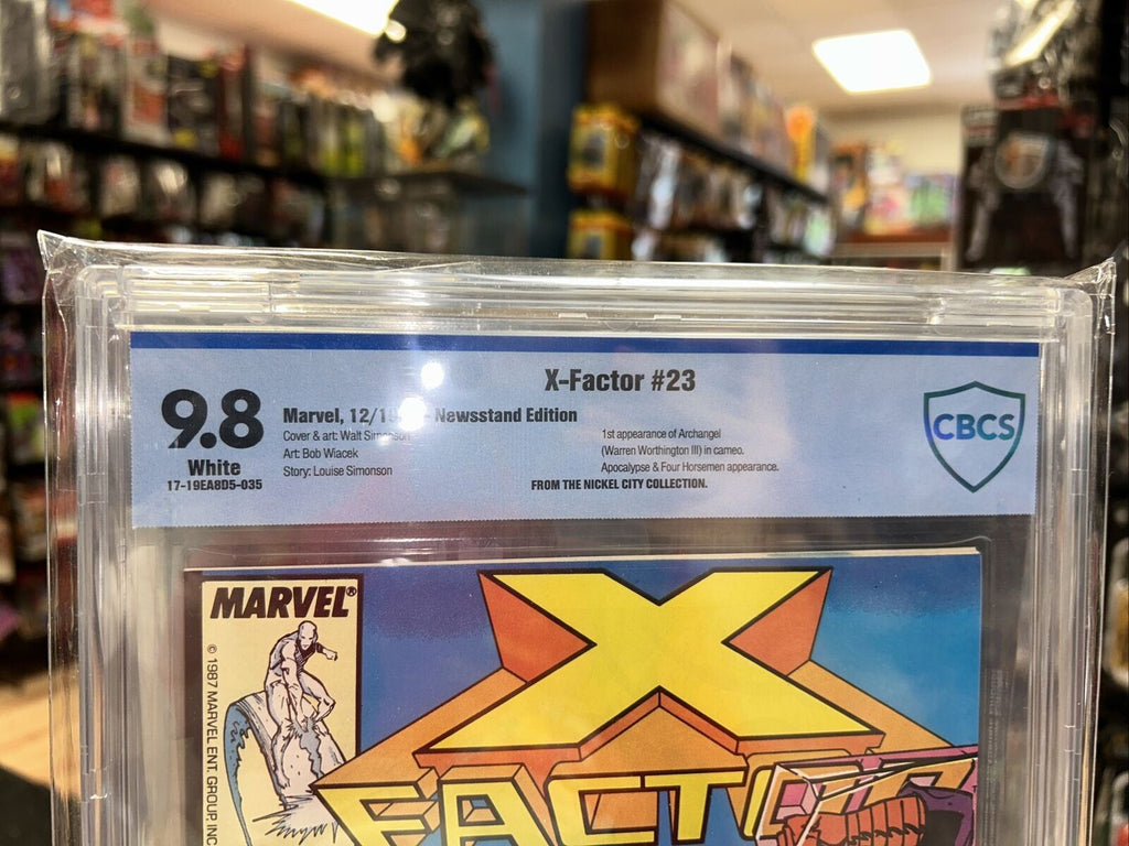 X- Factor #23 (CGC 9.8 WHITE , Marvel Comics) 1st Appearance & Newsstand Edition product image 3, provided for visual