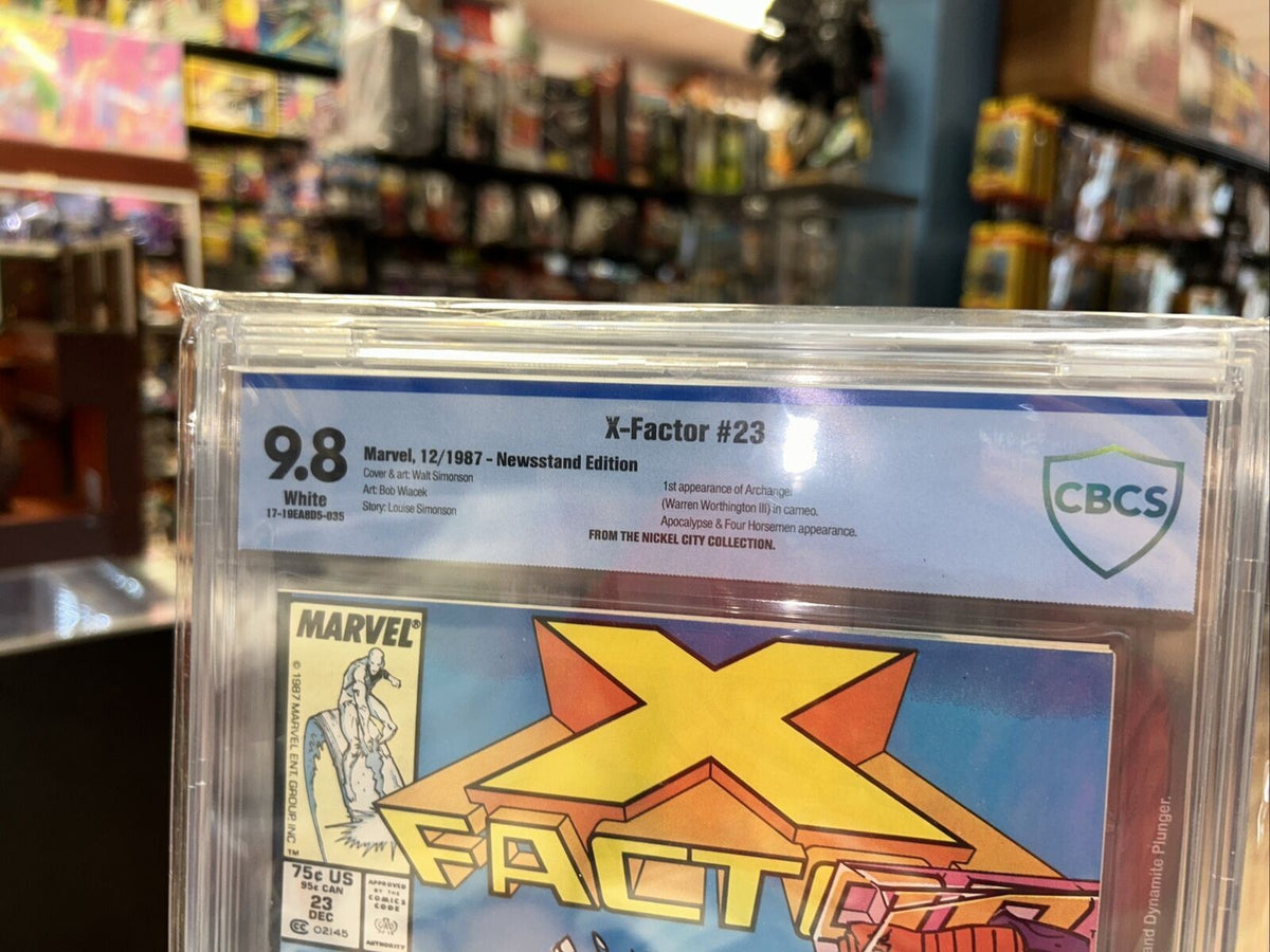 X- Factor #23 (CGC 9.8 WHITE , Marvel Comics) 1st Appearance & Newsstand Edition product image 4, provided for visual