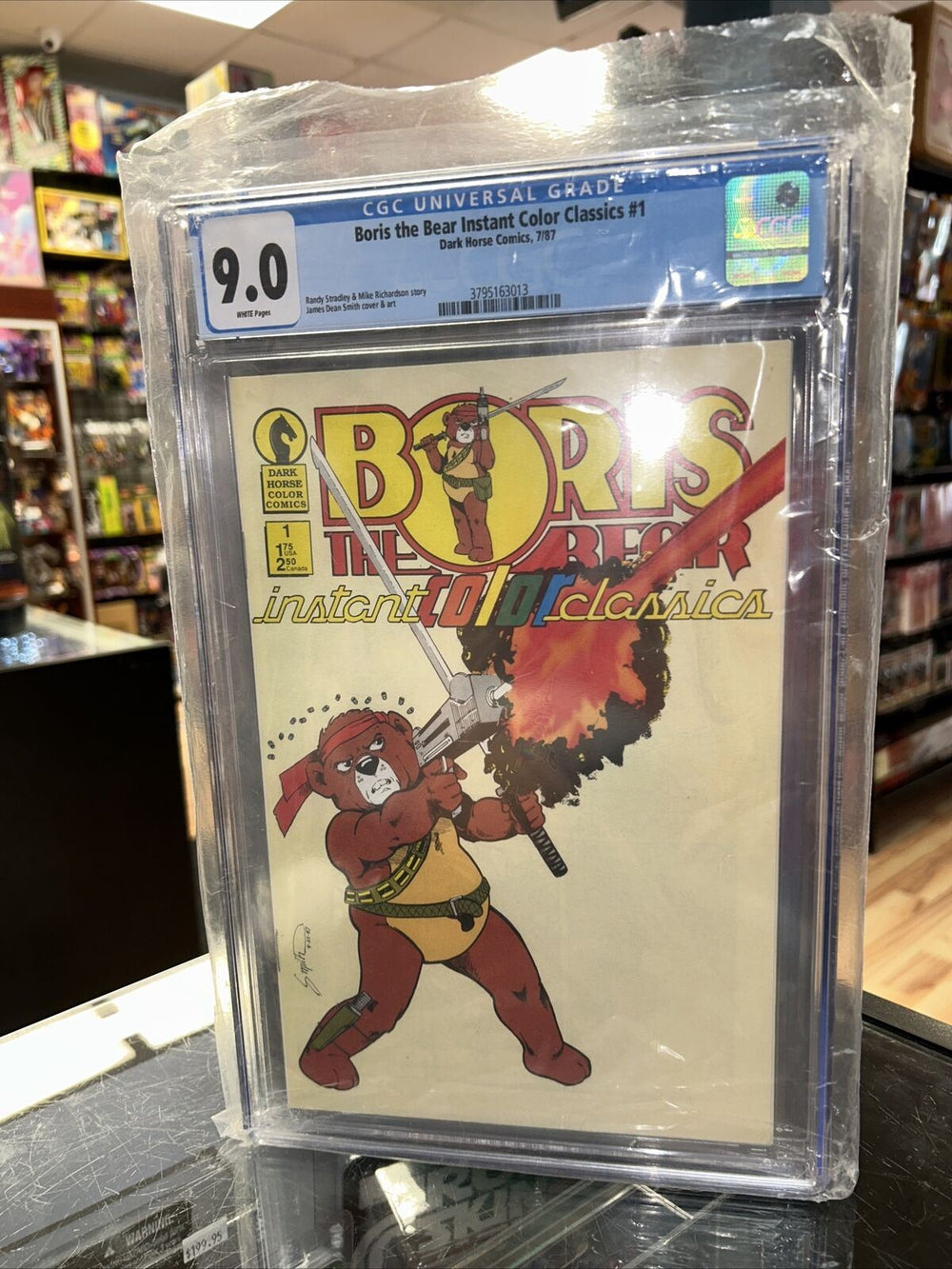 Boris The Bear Instant Color Classics #1 (CGC 9.0 WHITE, Dark Horse Comics)