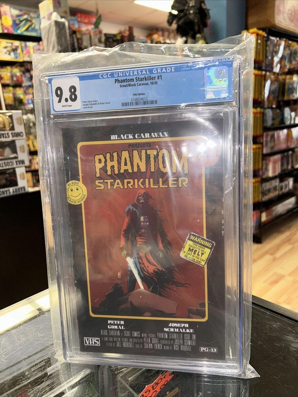 Phantom Star killer #1 (CGC 9.8 WHITE, Dark Horse Comics) VHS Edition