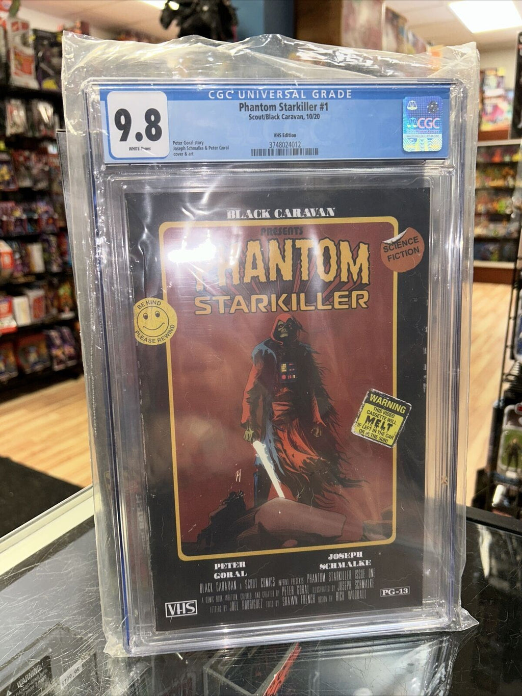 Phantom Star killer #1 (CGC 9.8 WHITE, Dark Horse Comics) VHS Edition product image 2, provided for visual reference and