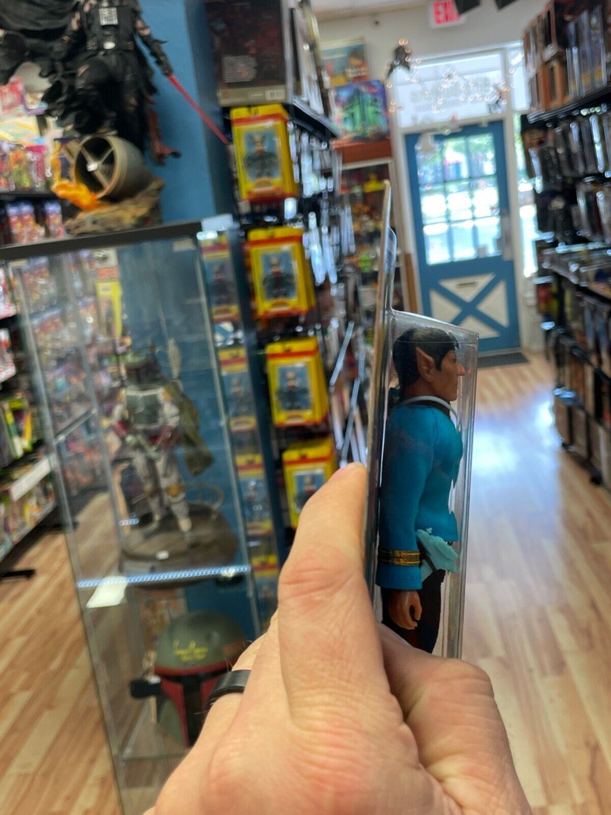 Spock (Star Trek Original Series, Vintage Mego 1974) **Unpunched Grade-able** product image 14, provided for visual