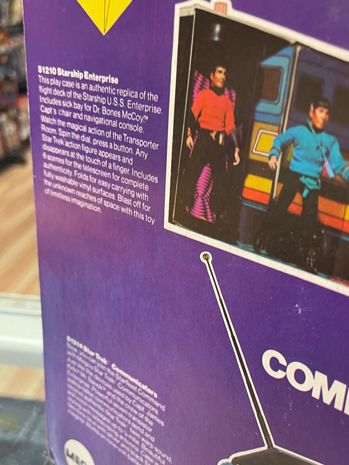 Spock (Star Trek Original Series, Vintage Mego 1974) **Unpunched Grade-able** product image 10, provided for visual