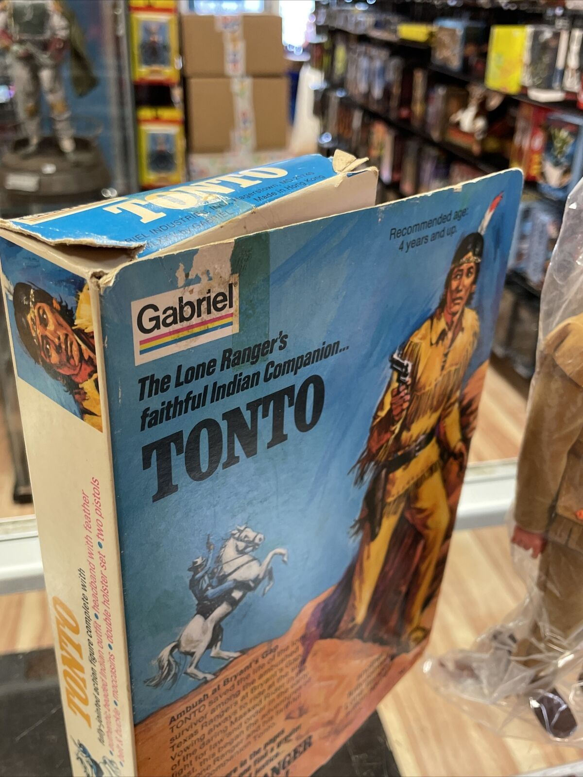 Tonto 1975 (Vintage The Lone Ranger Rides Again, Gabriel Toys) **Sealed Bag** product image 2, provided for visual reference
