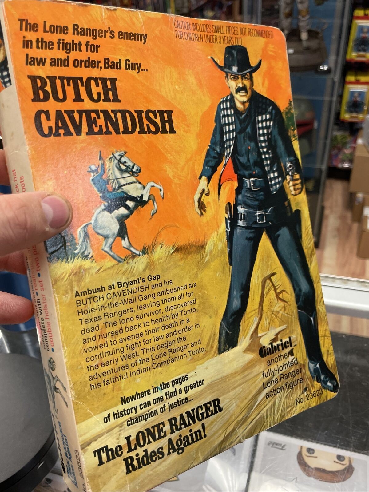 Butch Cavendish (Vintage Lone Ranger, Gabriel Toys) **Sealed Bag** product image 6, provided for visual reference and