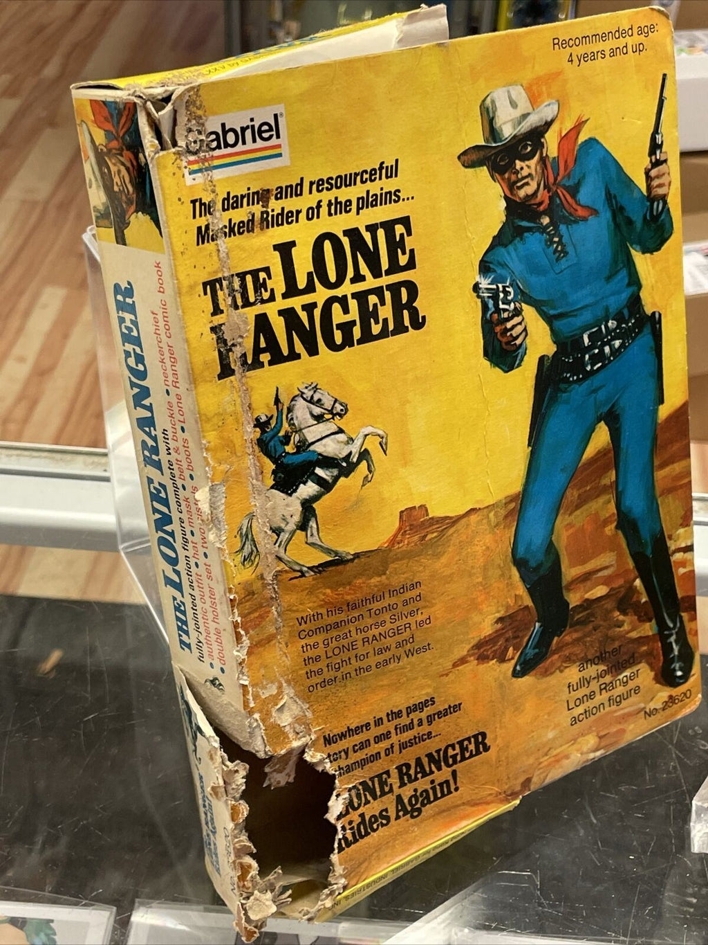 The Lone Ranger 1975 (Vintage Lone Ranger, Gabriel Toys) **Sealed Bag** product image 3, provided for visual reference and