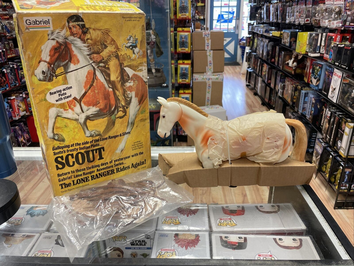 Scout 1975 (Vintage The Lone Ranger Rides Again, Gabriel Toys) **Unused Contents product image 1, provided for visual