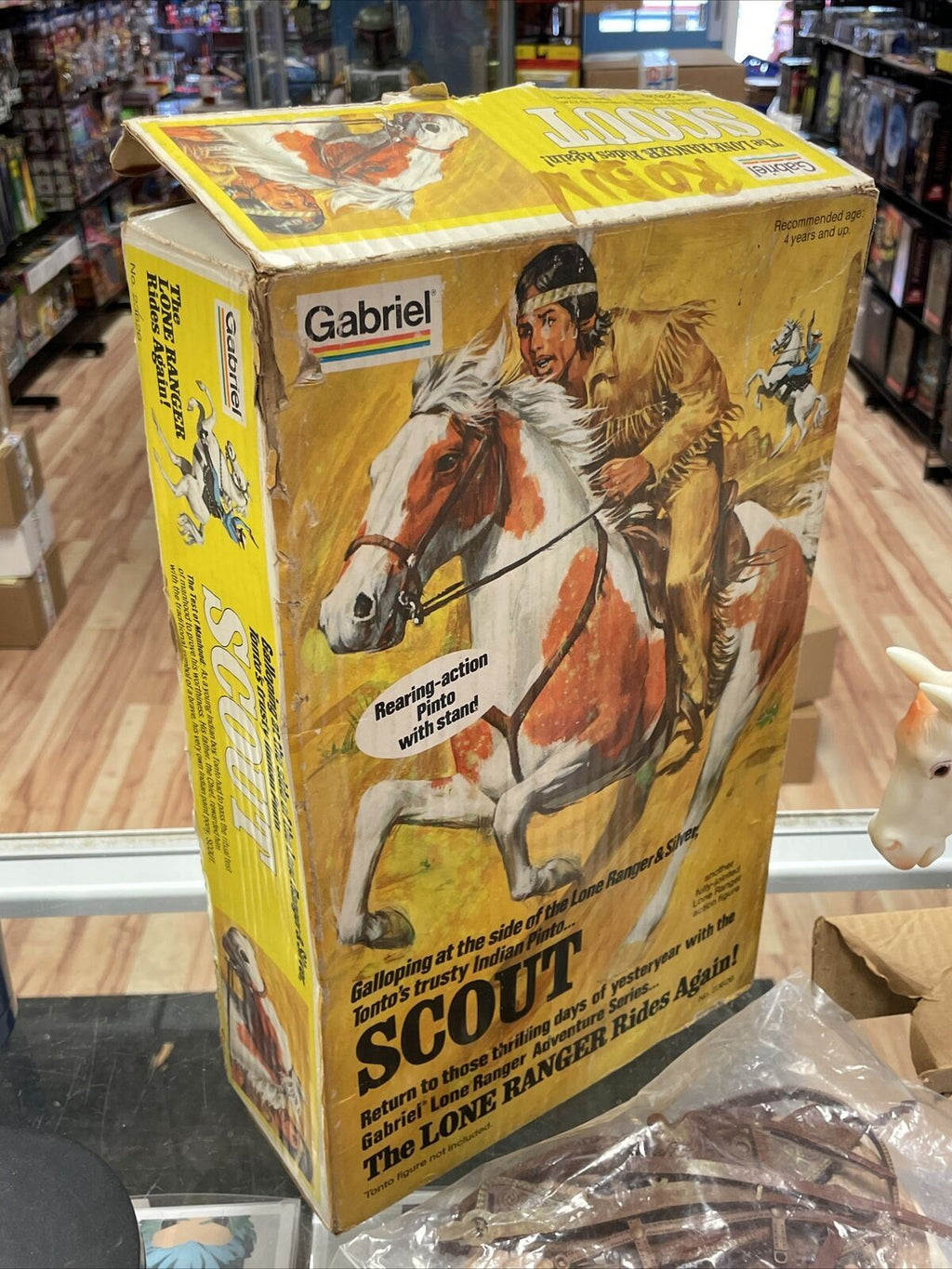 Scout 1975 (Vintage The Lone Ranger Rides Again, Gabriel Toys) **Unused Contents product image 2, provided for visual