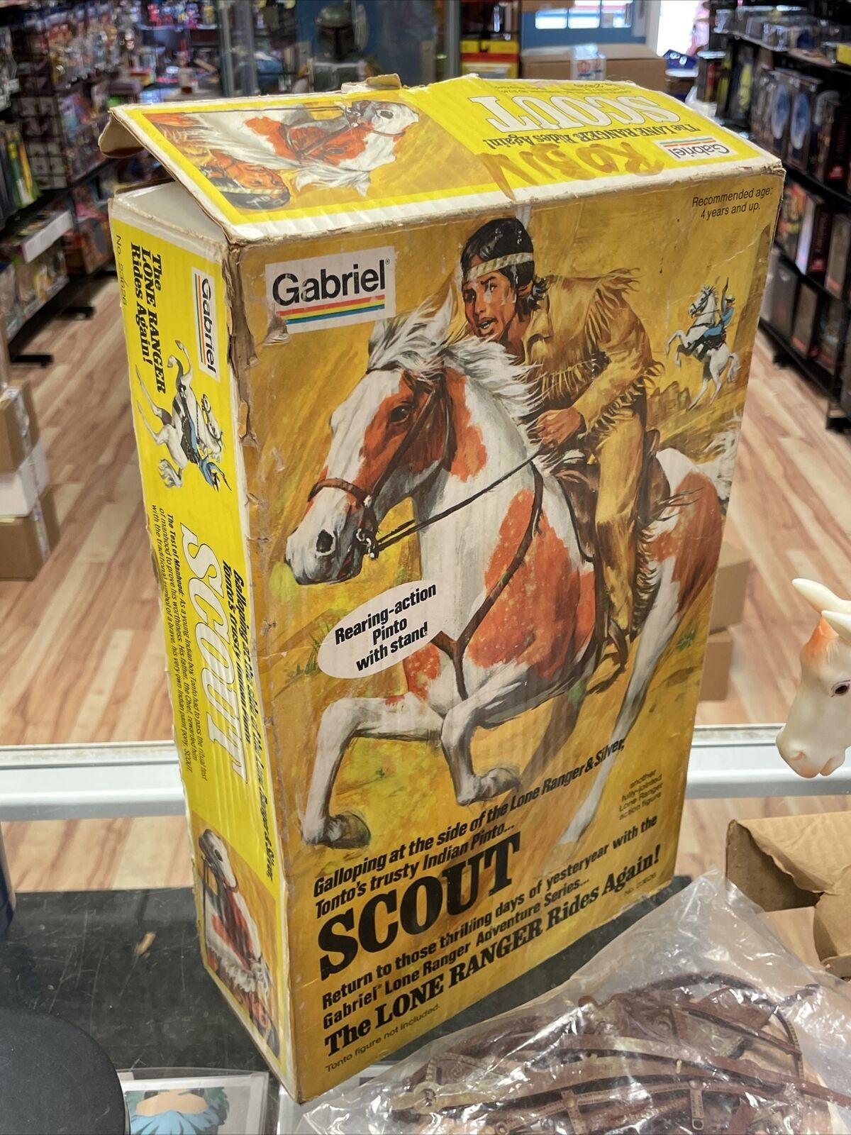 Scout 1975 (Vintage The Lone Ranger Rides Again, Gabriel Toys) **Unused Contents product image 2, provided for visual