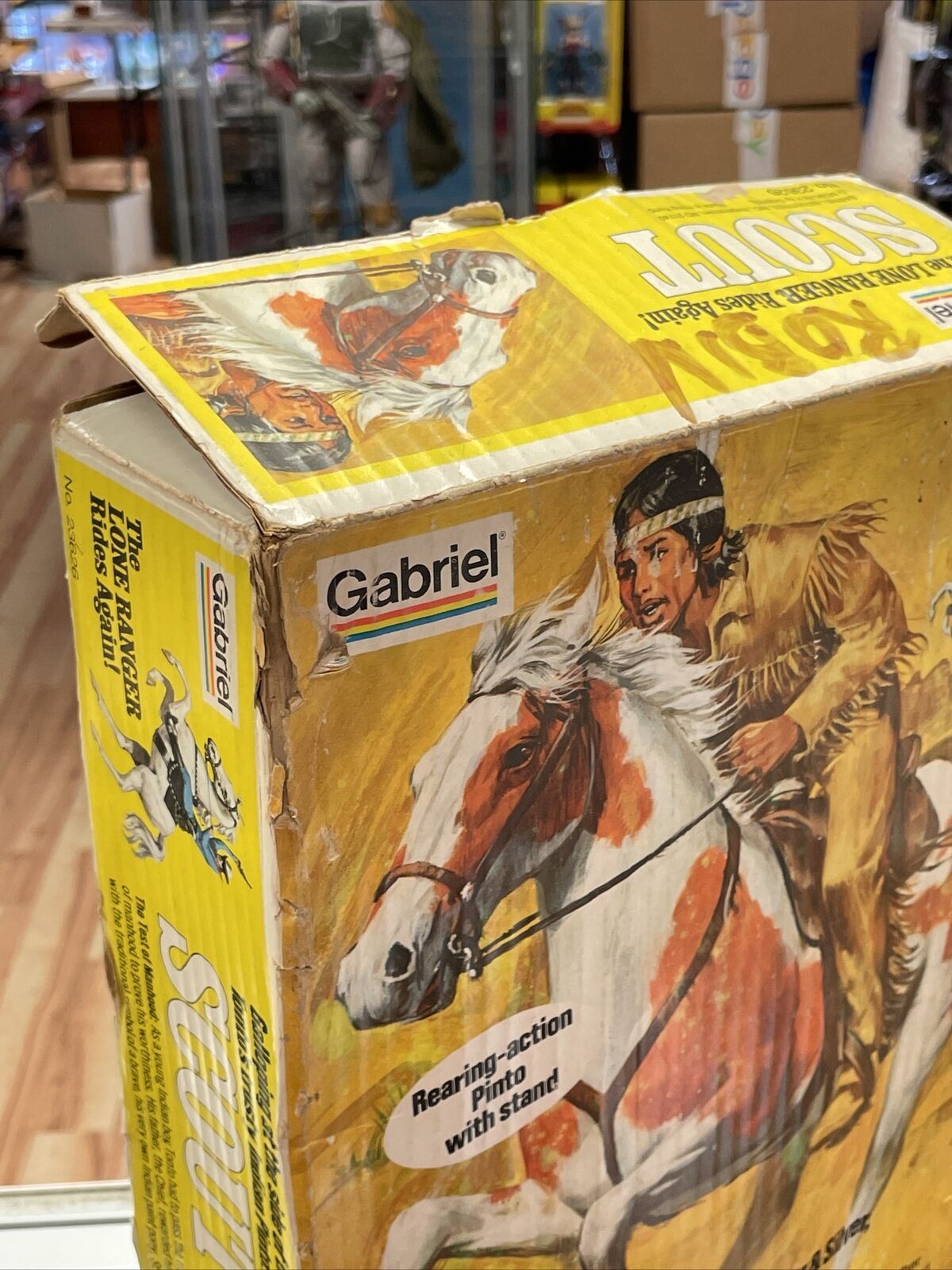 Scout 1975 (Vintage The Lone Ranger Rides Again, Gabriel Toys) **Unused Contents product image 3, provided for visual