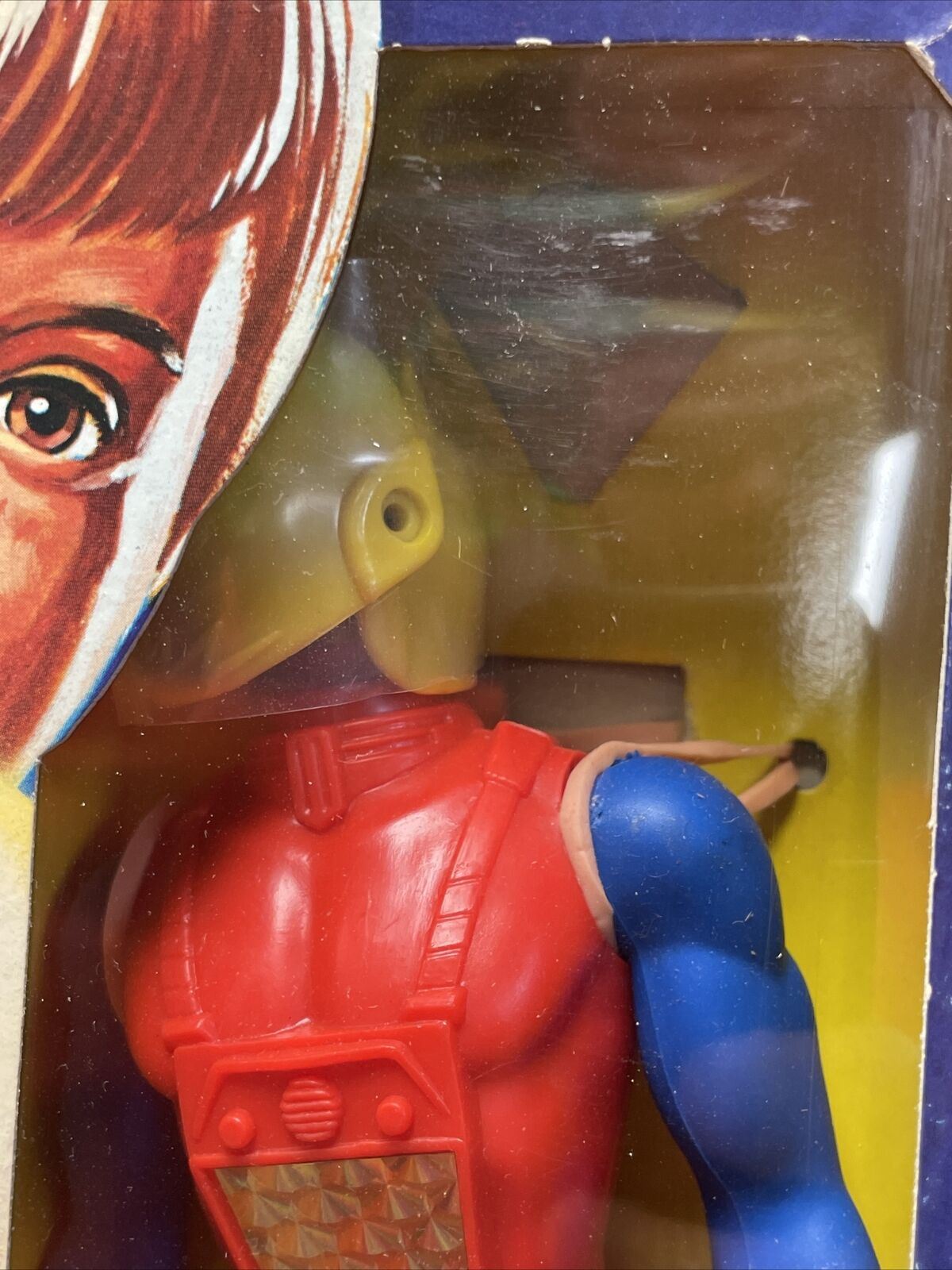 Captain Laser 3264 (Big Jim, Vintage Mattel 1980 HK) **Sealed** product image 4, provided for visual reference and product