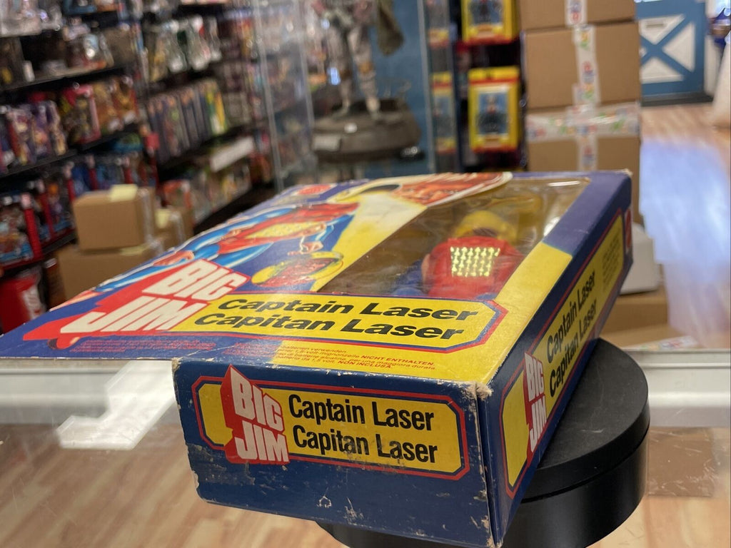 Captain Laser 3264 (Big Jim, Vintage Mattel 1980 HK) **Sealed** product image 8, provided for visual reference and product