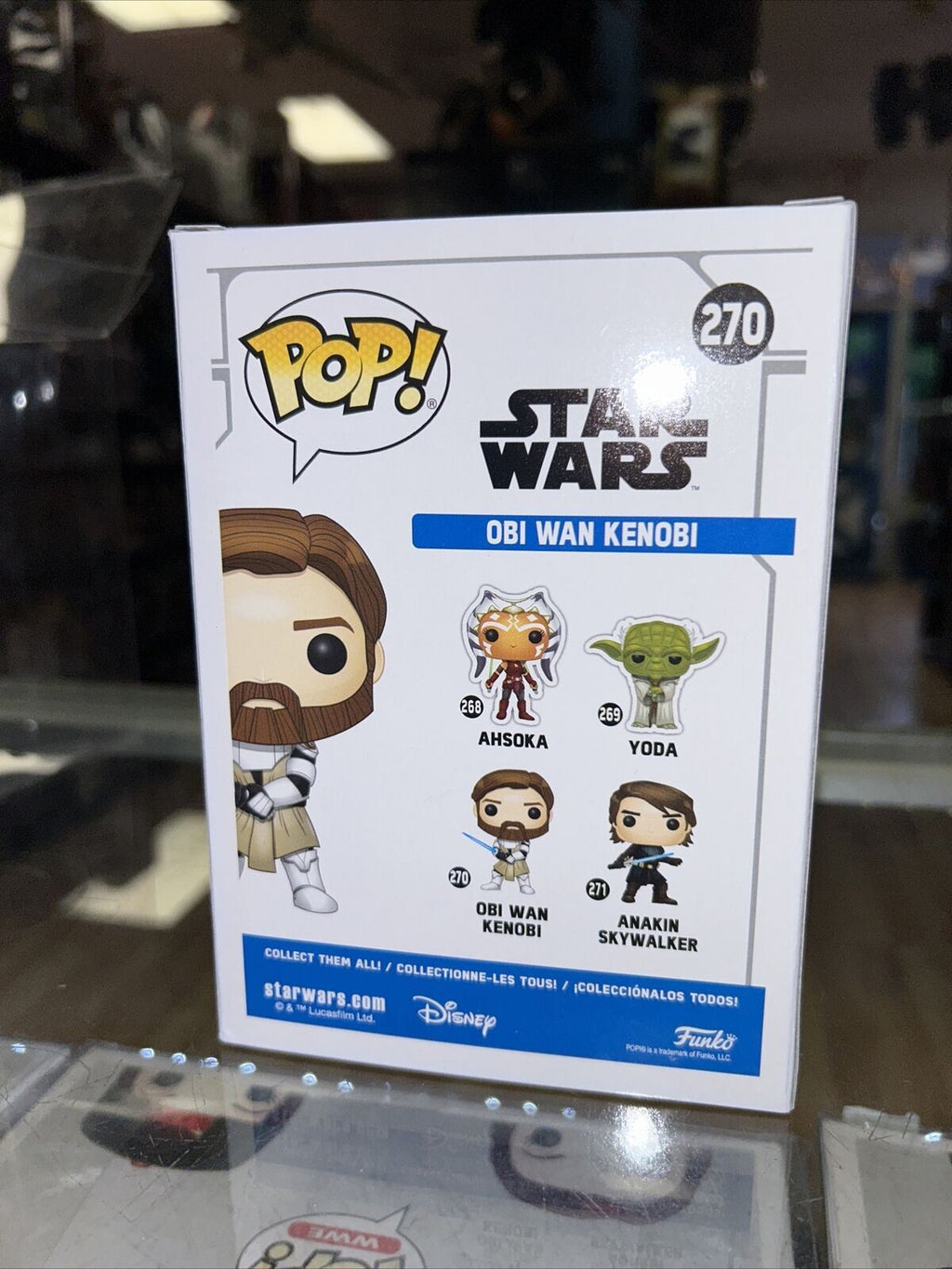 Obi Wan Kenobi Signed by James Arnold Taylor (Funko, Star Wars) *JSA* product image 4, provided for visual reference and