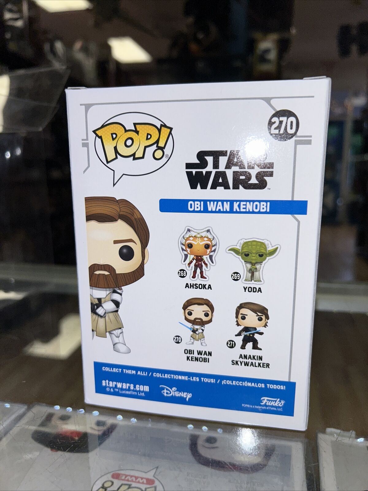 Obi Wan Kenobi Signed by James Arnold Taylor (Funko, Star Wars) *JSA* product image 4, provided for visual reference and