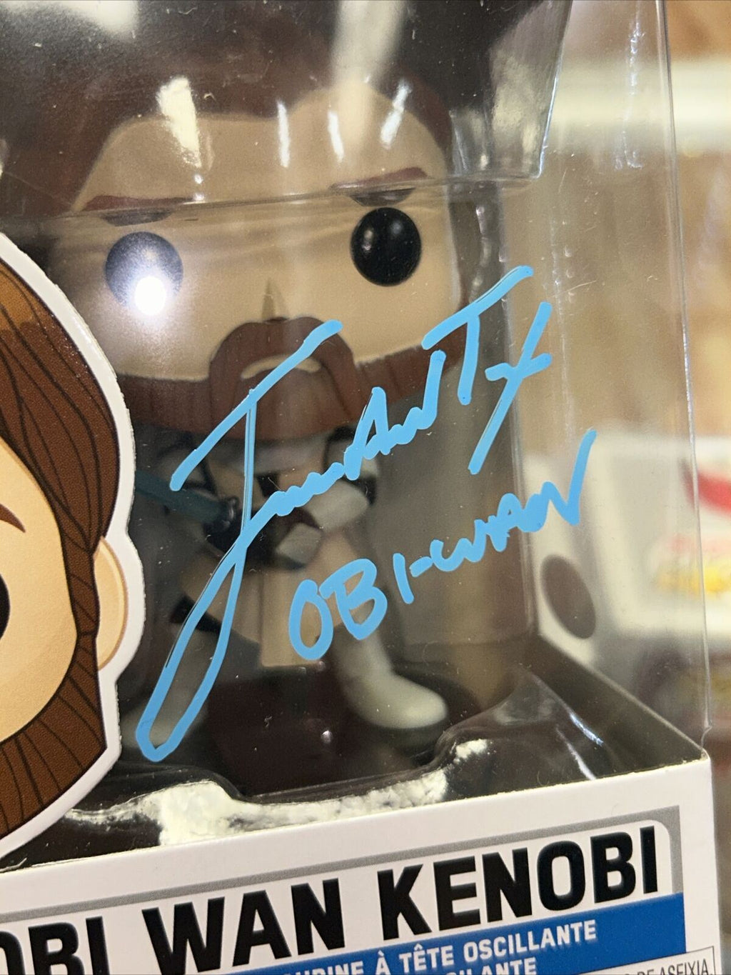 Obi Wan Kenobi Signed by James Arnold Taylor (Funko, Star Wars) *JSA* product image 10, provided for visual reference and