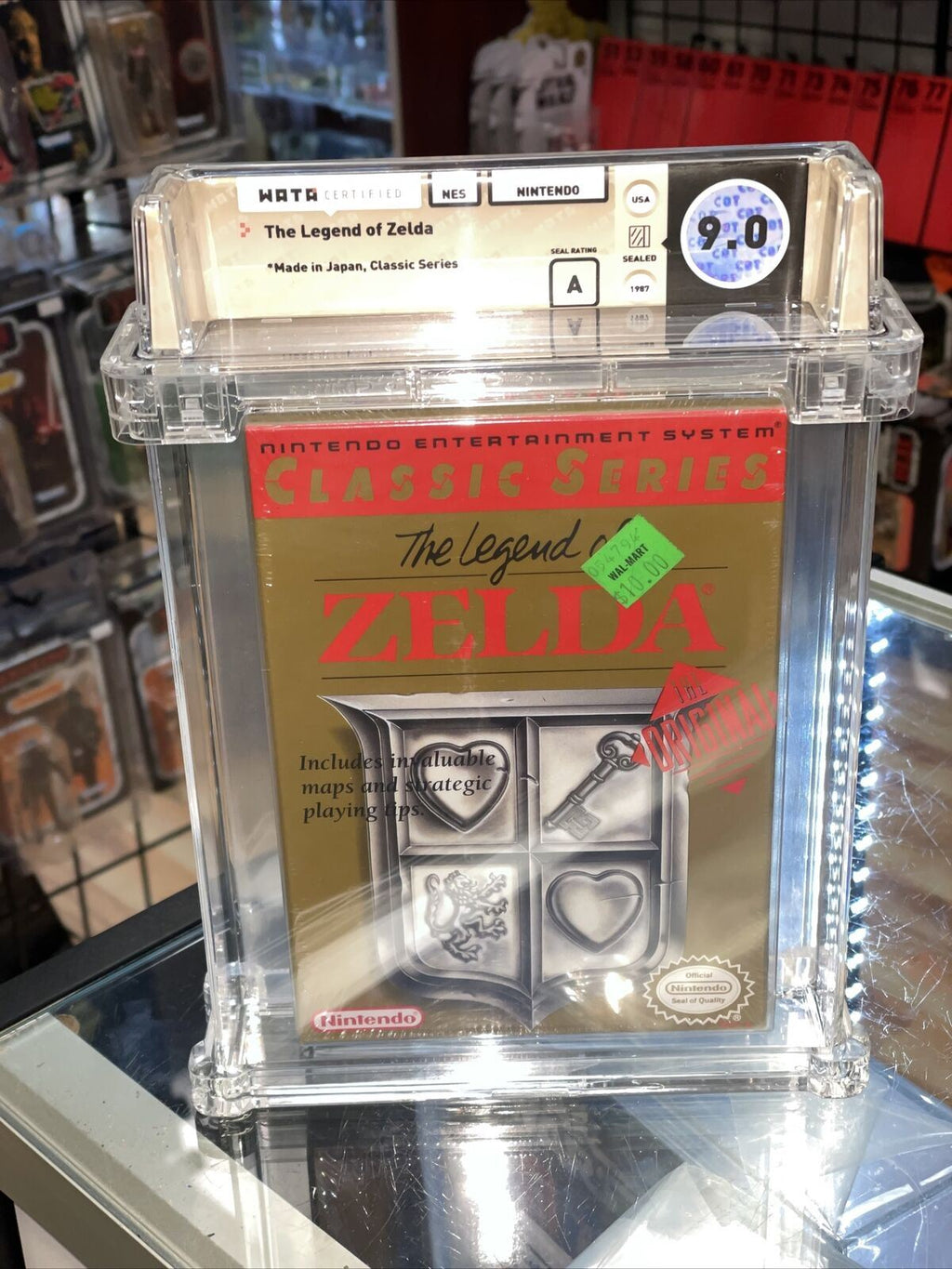 The Legend of Zelda Classic Series (NES Nintendo, Sealed) **WATA Graded 9.0** product image 1, provided for visual reference