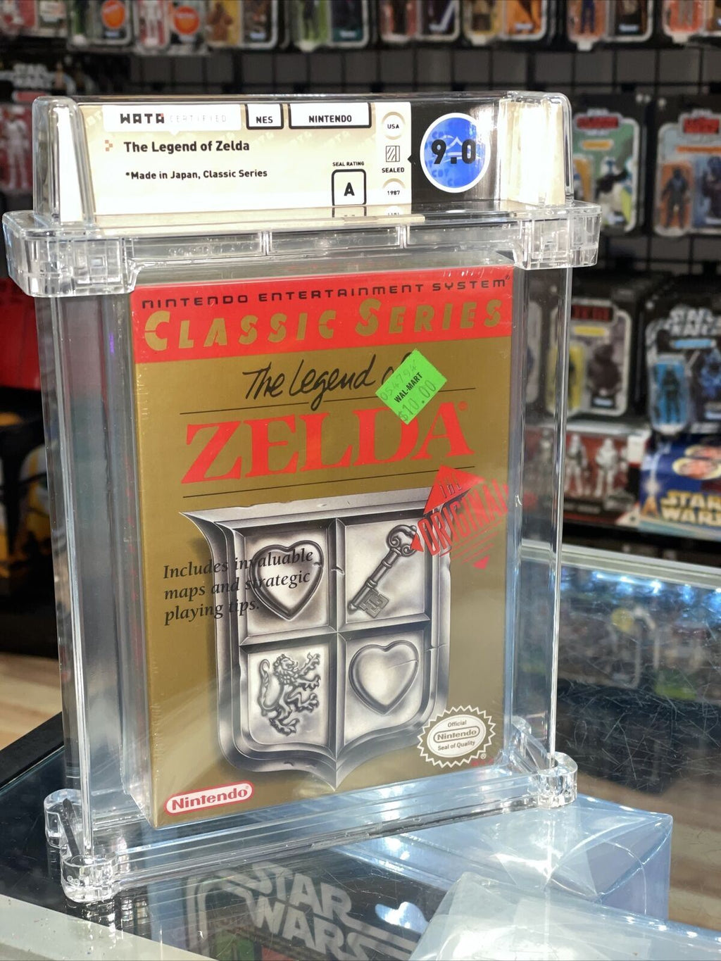 The Legend of Zelda Classic Series (NES Nintendo, Sealed) **WATA Graded 9.0** product image 2, provided for visual reference