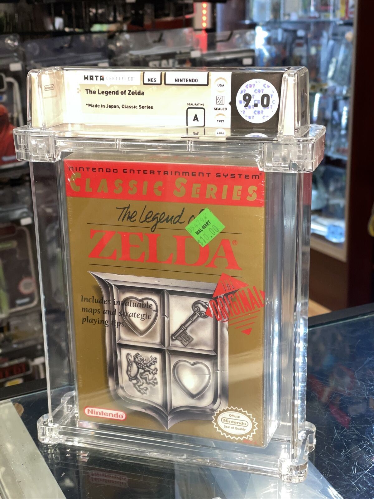 The Legend of Zelda Classic Series (NES Nintendo, Sealed) **WATA Graded 9.0** product image 3, provided for visual reference