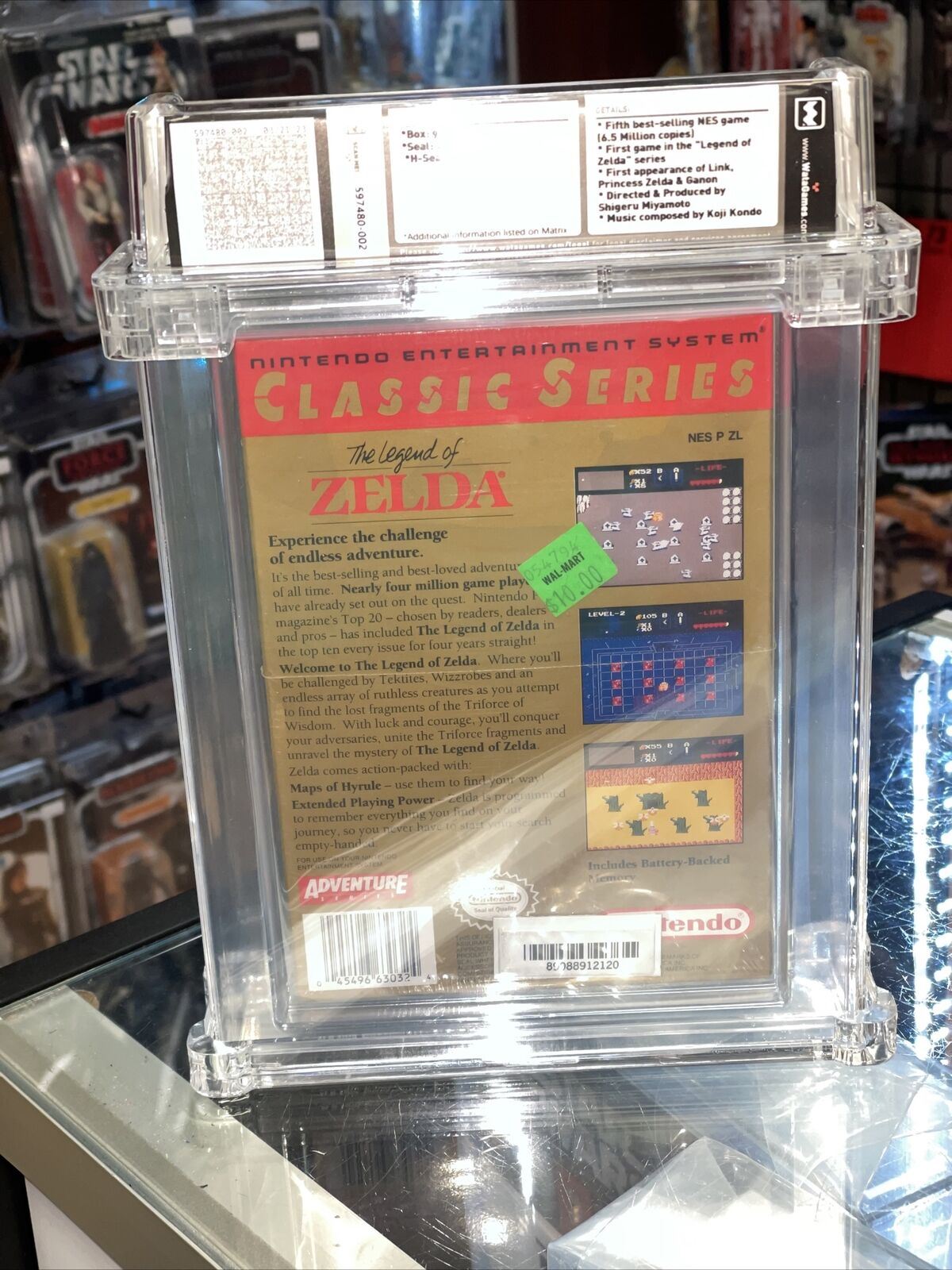 The Legend of Zelda Classic Series (NES Nintendo, Sealed) **WATA Graded 9.0** product image 4, provided for visual reference