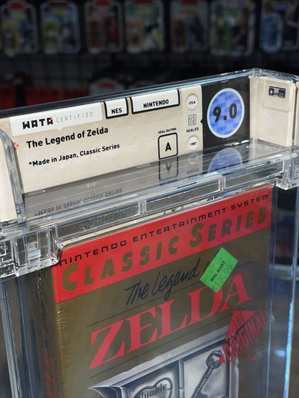 The Legend of Zelda Classic Series (NES Nintendo, Sealed) **WATA Graded 9.0** product image 7, provided for visual reference