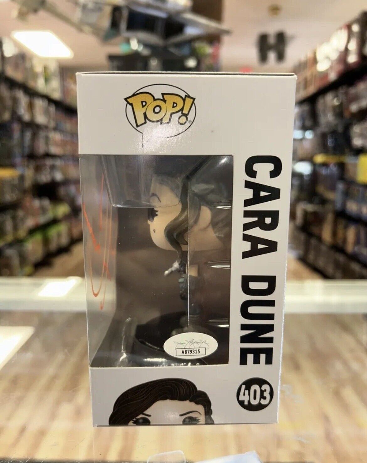 Cara Dune Signed Gina Carano (Funko, Mandalorian) *JSA Authenticated* product image 2, provided for visual reference and