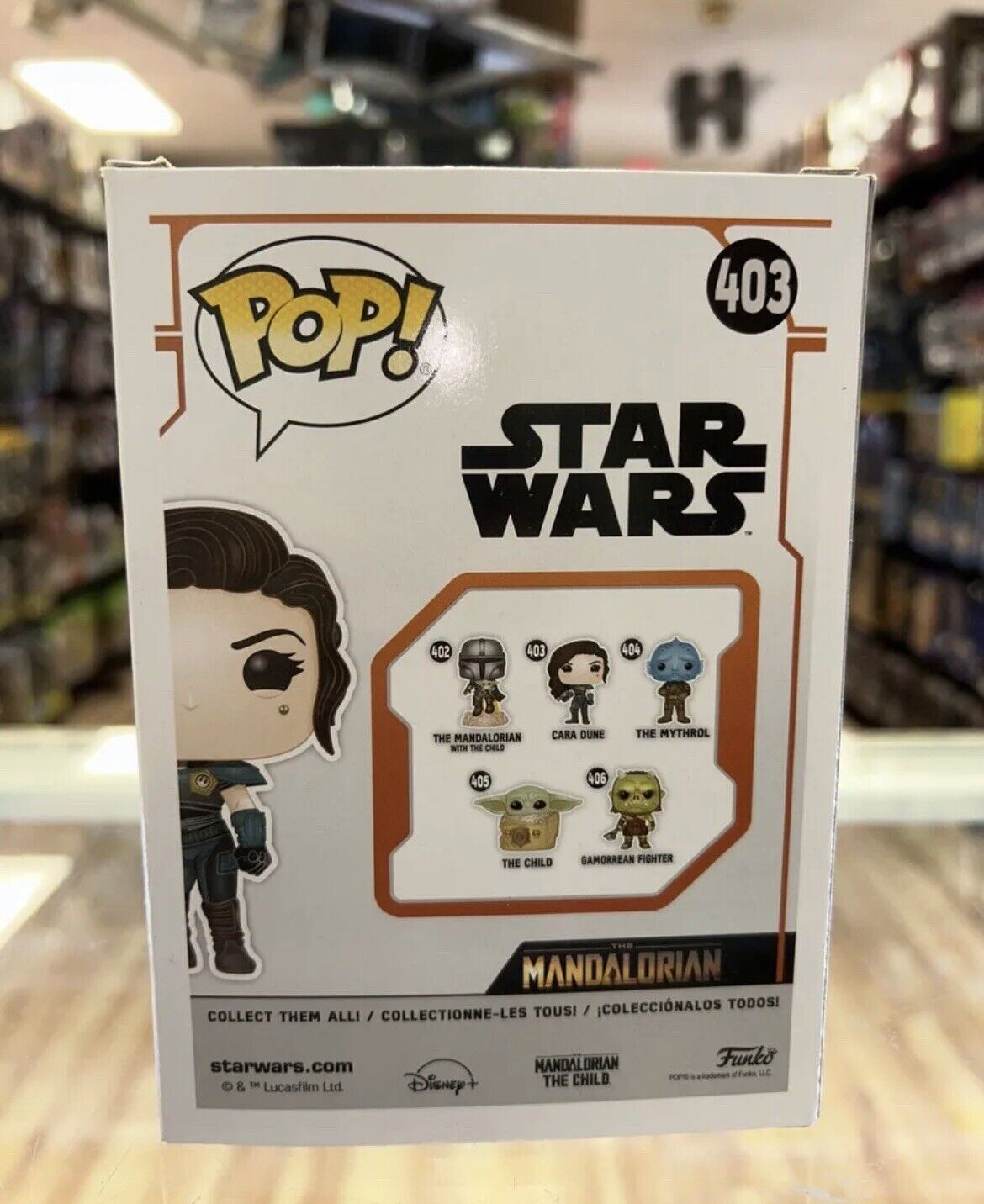 Cara Dune Signed Gina Carano (Funko, Mandalorian) *JSA Authenticated* product image 3, provided for visual reference and