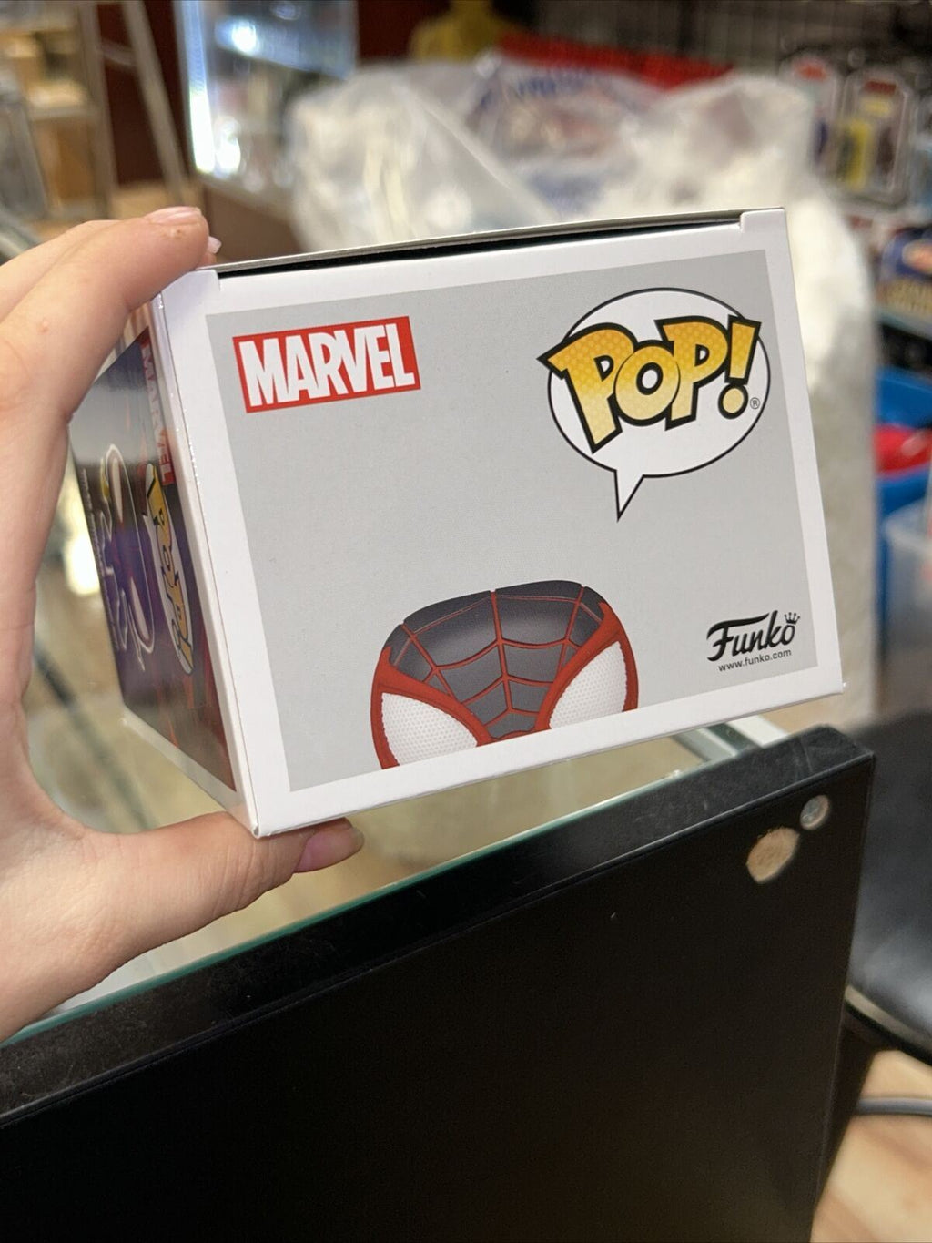 Miles Morales signed by Shameik Moore (Funko, Marvel) *JSA Authenticated* product image 8, provided for visual reference and