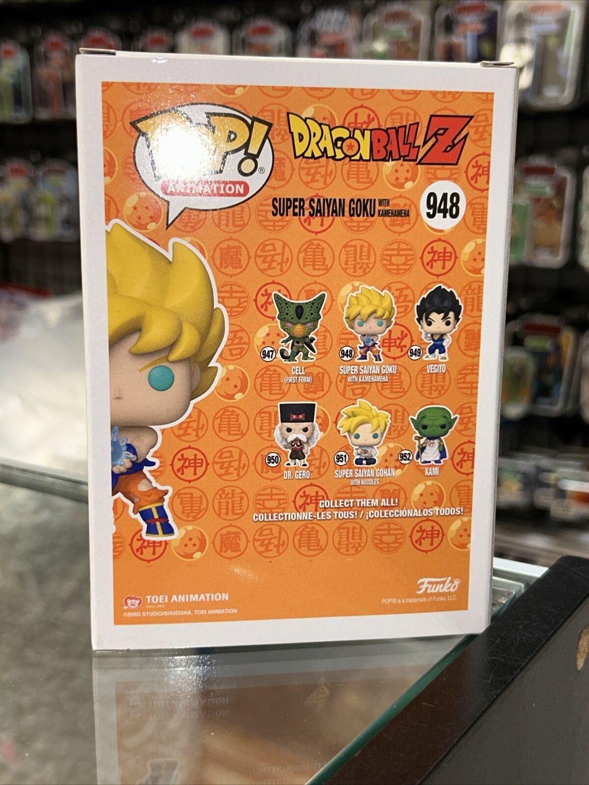 Super Saiyan Goku Signed by Sean Schemmel (Funko, DragonballZ) *JSA* product image 5, provided for visual reference and