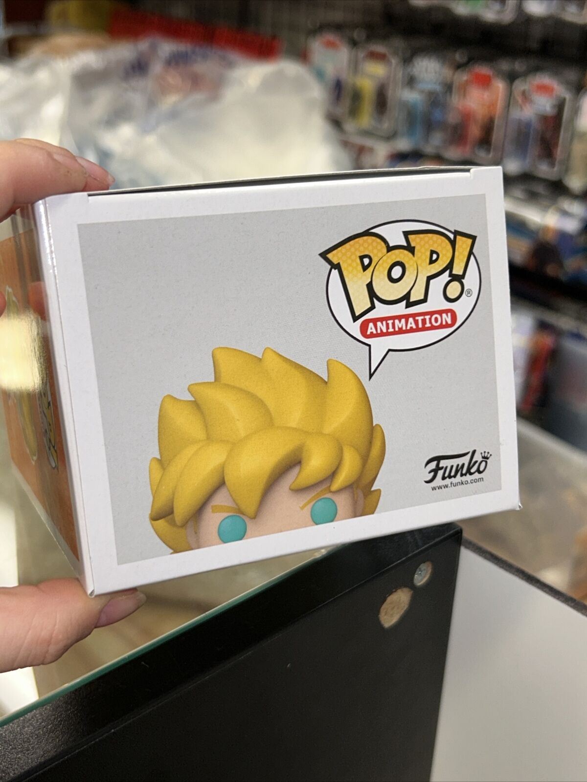 Super Saiyan Goku Signed by Sean Schemmel (Funko, DragonballZ) *JSA* product image 7, provided for visual reference and