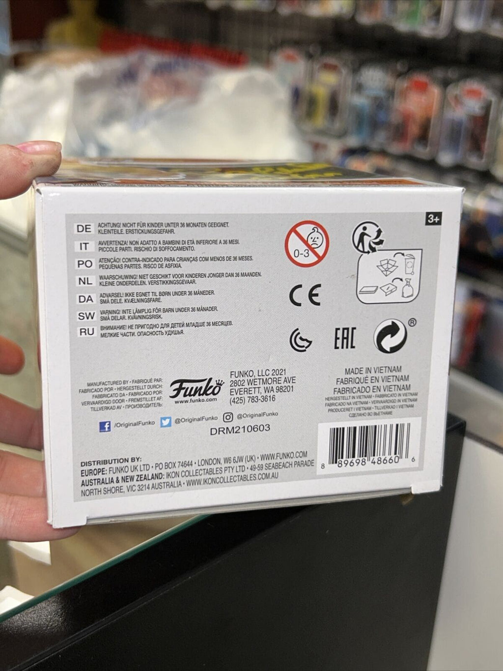 Super Saiyan Goku Signed by Sean Schemmel (Funko, DragonballZ) *JSA* product image 8, provided for visual reference and