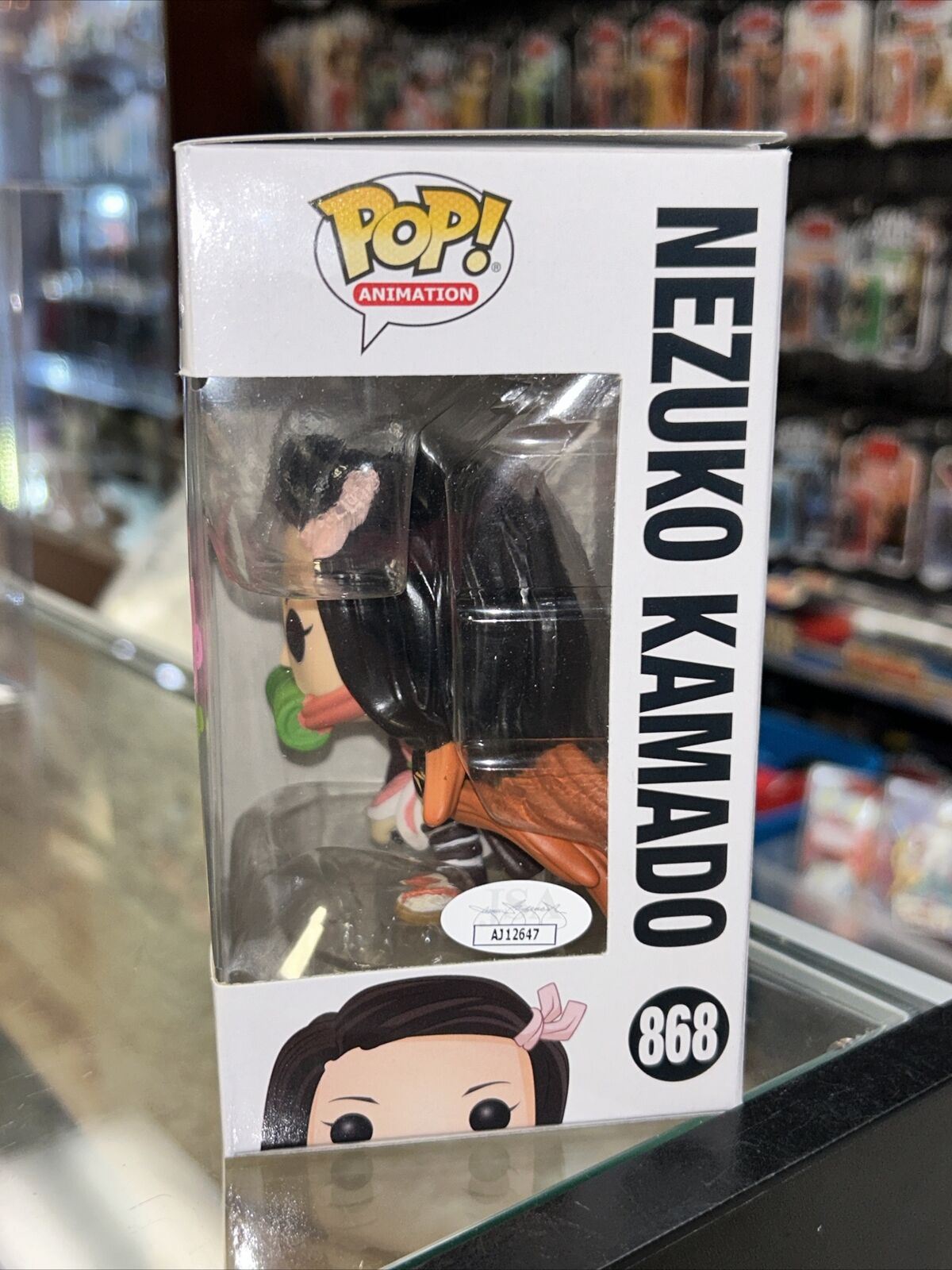 Nezuko Kamado signed by Abby Trott (Funko, DemonSlayer) *JSA* product image 4, provided for visual reference and product