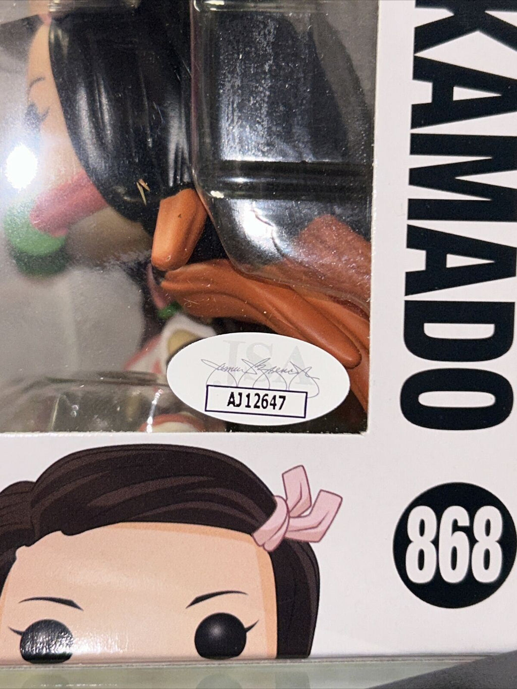 Nezuko Kamado signed by Abby Trott (Funko, DemonSlayer) *JSA* product image 5, provided for visual reference and product