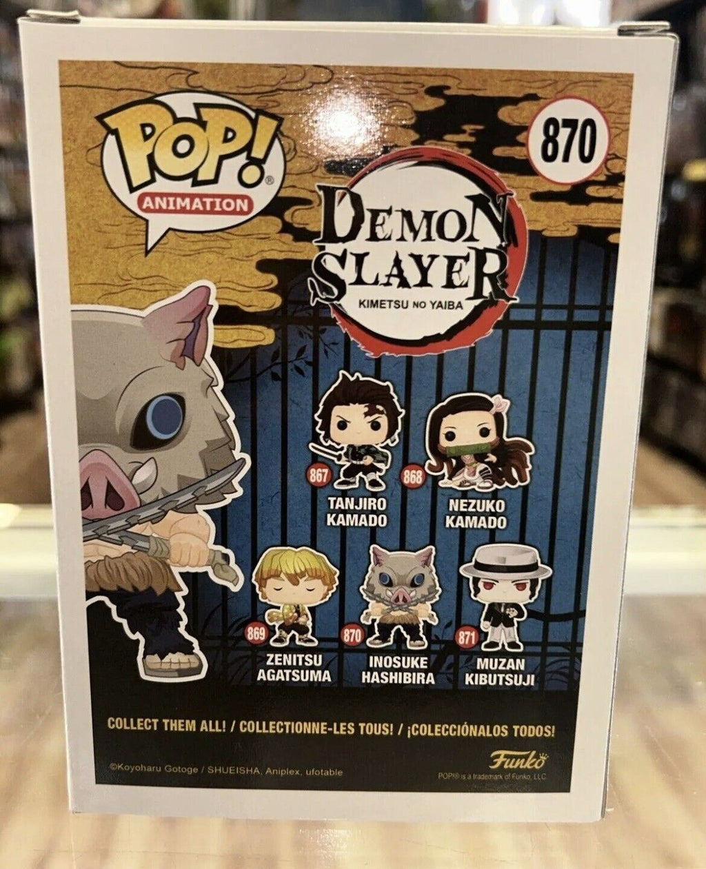 Inosuke signed by Bryce papenbrook (Funko, Demonslayer) *JSA Authenticated* product image 6, provided for visual reference