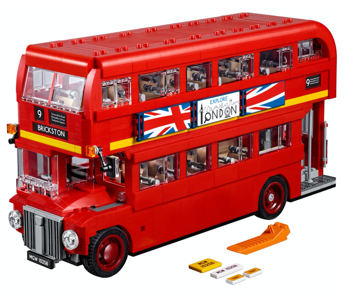 10258 London Bus product image 2, provided for visual reference and product detail review