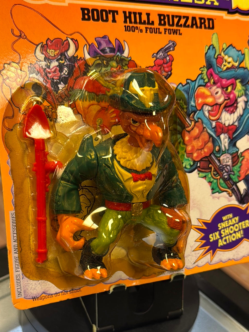 Boot Hill Buzzard 0312 (Vintage Cowboys of Moo Mesa, Hasbro) Sealed product image 8, provided for visual reference and