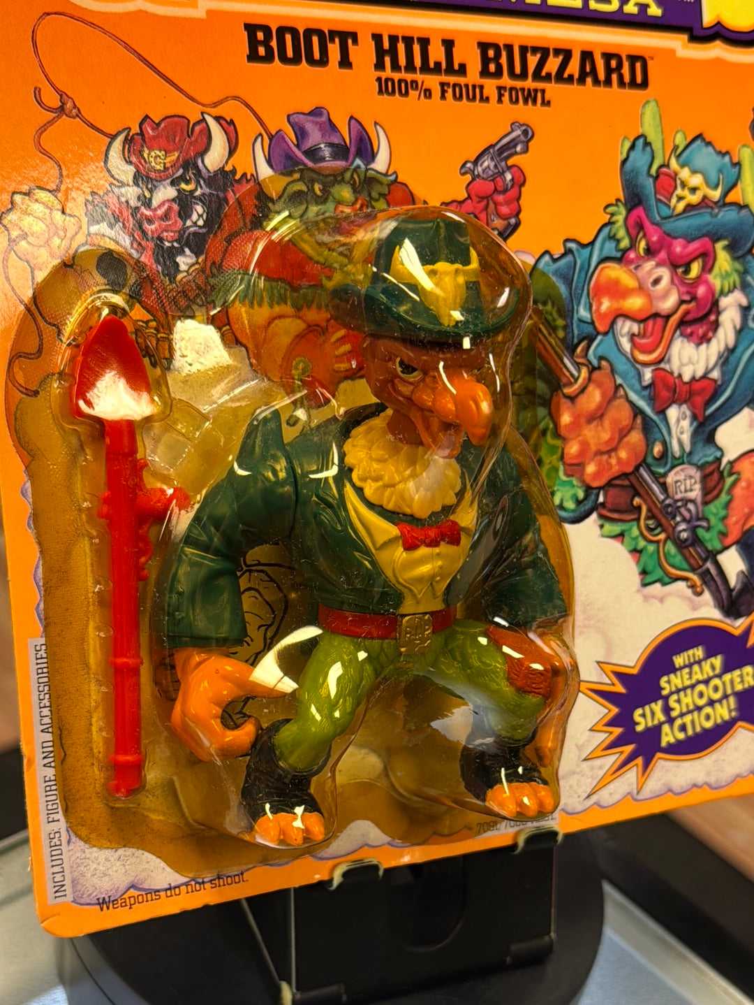 Boot Hill Buzzard 0312 (Vintage Cowboys of Moo Mesa, Hasbro) Sealed product image 8, provided for visual reference and
