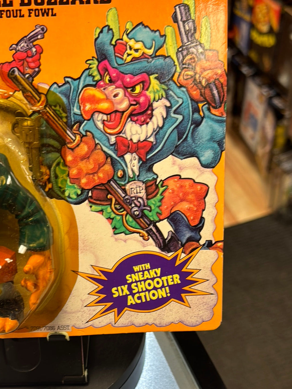 Boot Hill Buzzard 0312 (Vintage Cowboys of Moo Mesa, Hasbro) Sealed product image 6, provided for visual reference and