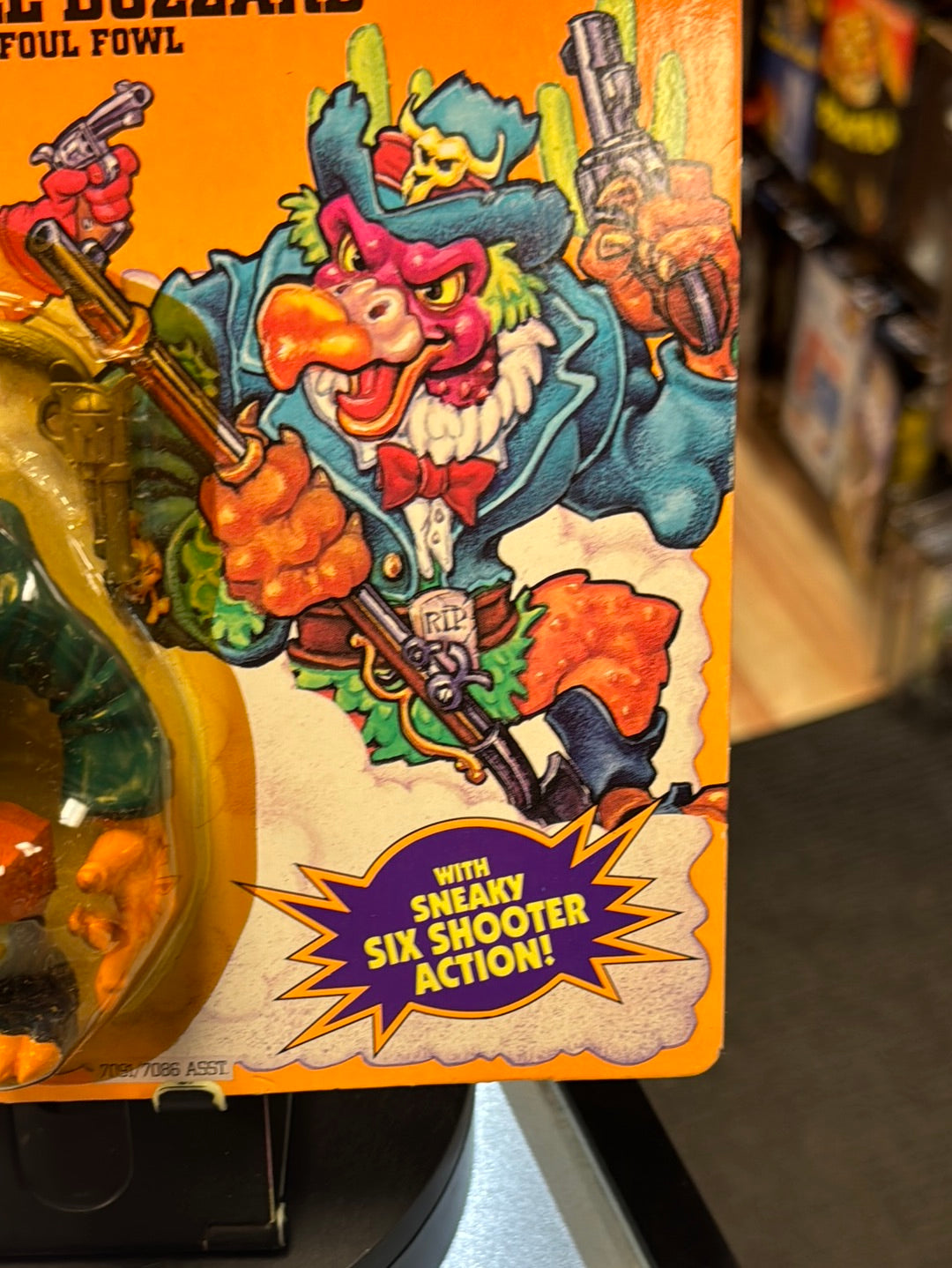 Boot Hill Buzzard 0312 (Vintage Cowboys of Moo Mesa, Hasbro) Sealed product image 6, provided for visual reference and