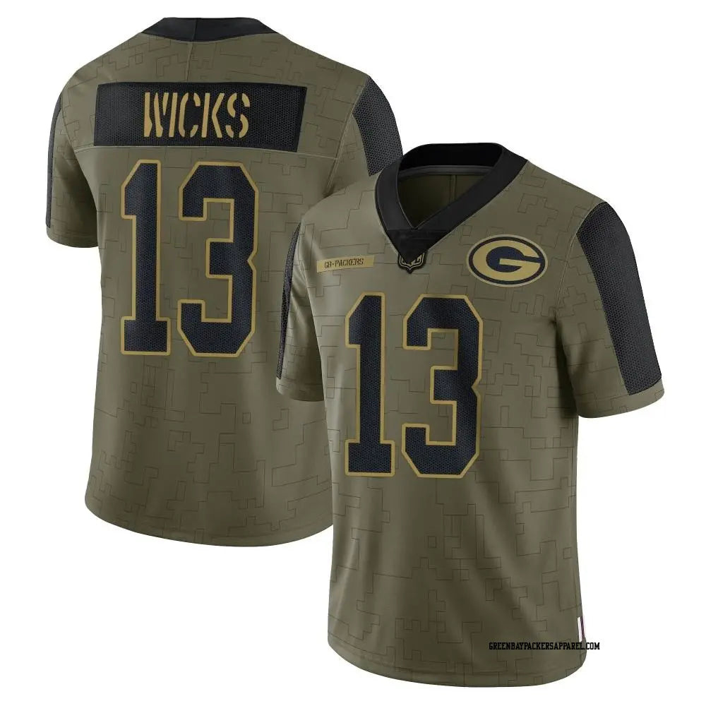 Dontayvion Wicks Green Bay Packers NFL Salute to service product image 1