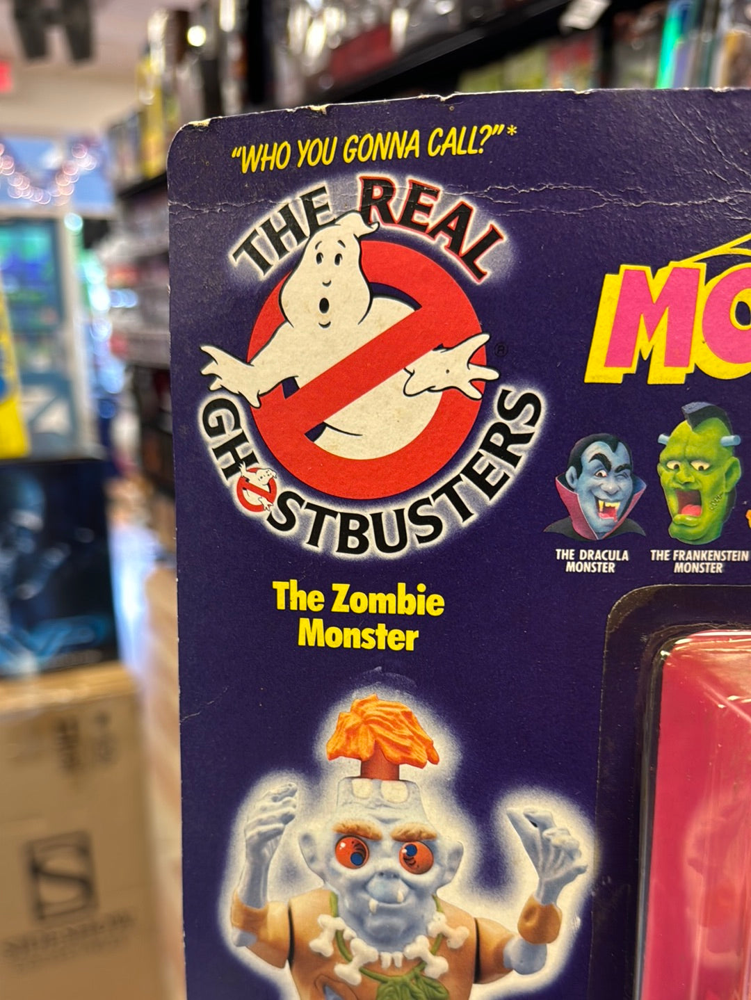 Zombie Monster 1398 (Vintage Ghostbusters, Kenner) SEALED product image 2, provided for visual reference and product detail