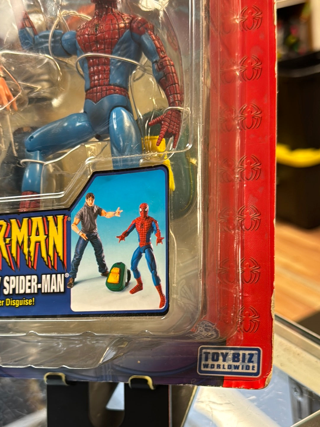 Secret Identity Spider-Man (Vintage Amazing Spider-Man, Toybiz) Sealed product image 8, provided for visual reference and