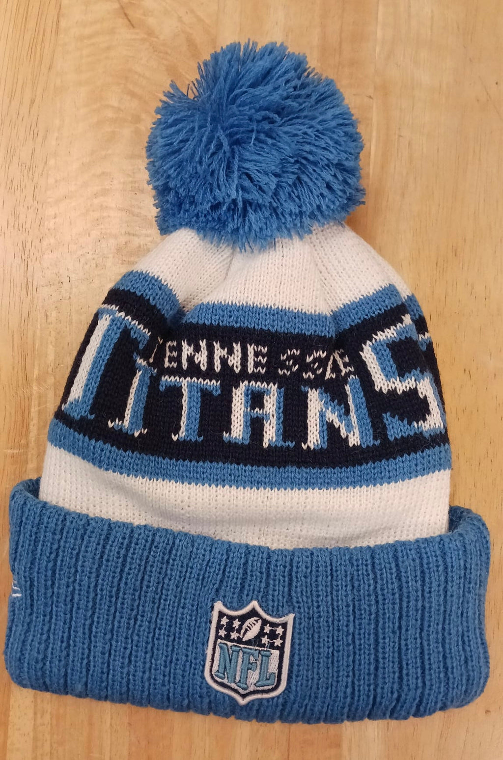 Tennessee Titans Official NFL New Era winter Hat with Pom product image 2
