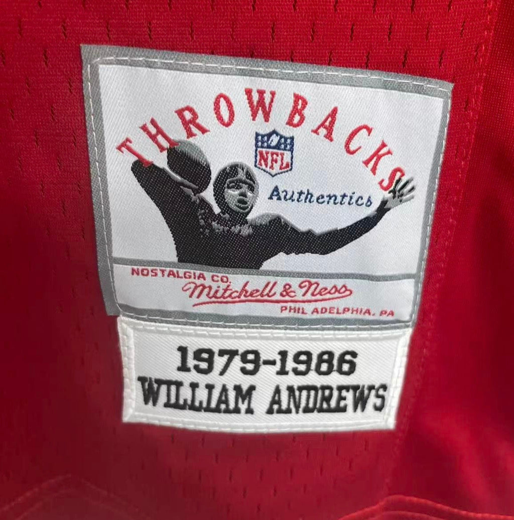 William Andrews 1981 Atlanta Falcons Official NFL Mitchell product image 4