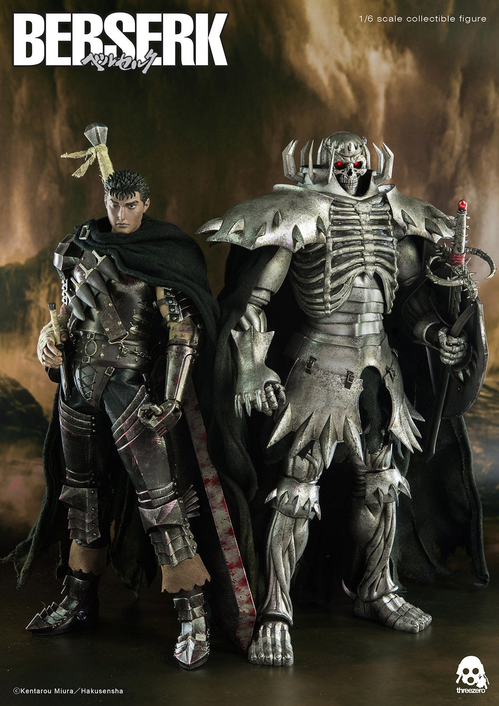 Skull Knight 1/6 Scale FigZero (ThreeZERO, Berzerk) product image 2, provided for visual reference and product detail review