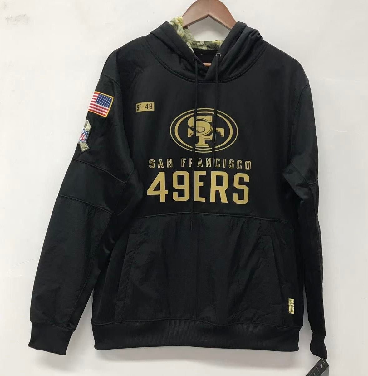 San Francisco 49ers Salute to Service hoodie black product image 1