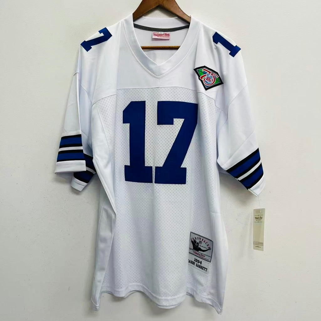 Jason Garrett Dallas Cowboys 1994 Official NFL Jersey white product image 2