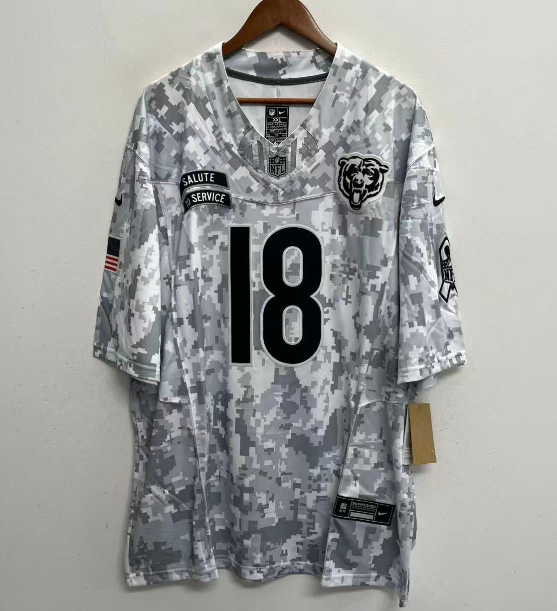 Caleb Williams Chicago Bears 2024 military salute to product image 3